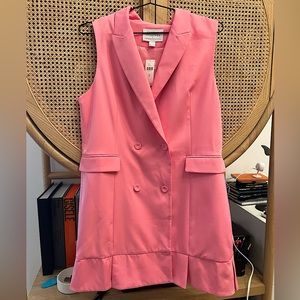 Anthropologie Mare Mare pink vest dress XL